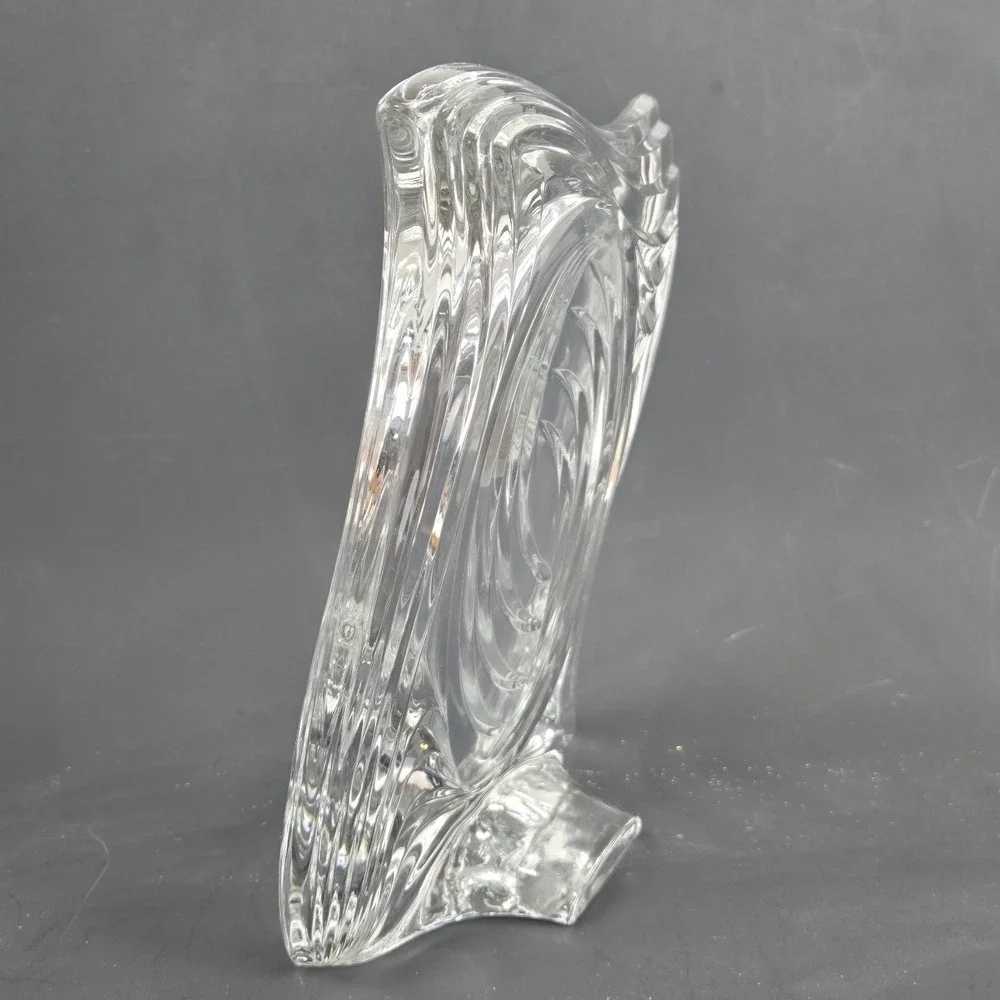 Mikasa Emotion Clear Crystal Photo Frame Wavy Design For Oval 4.5x6